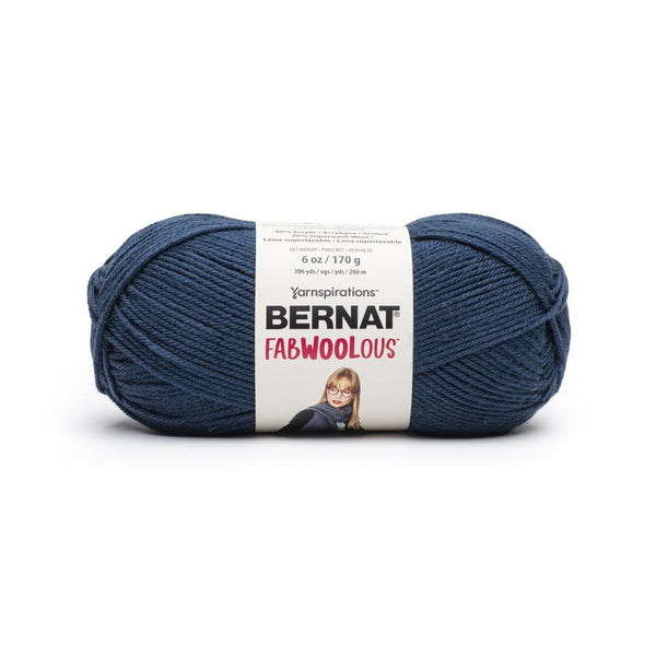 Bernat Fabwoolous Yarn - Navy*