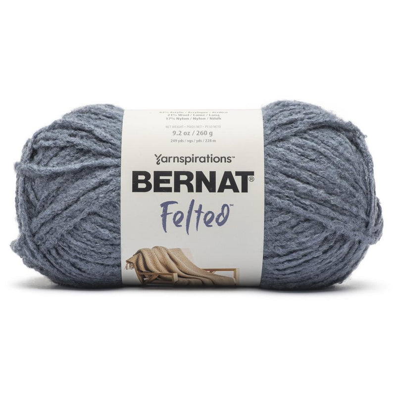 Bernat Felted Yarn - Storm Blue