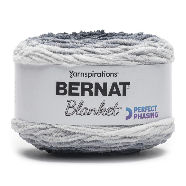 Bernat Blanket Perfect Phasing Yarn - Deep Black*