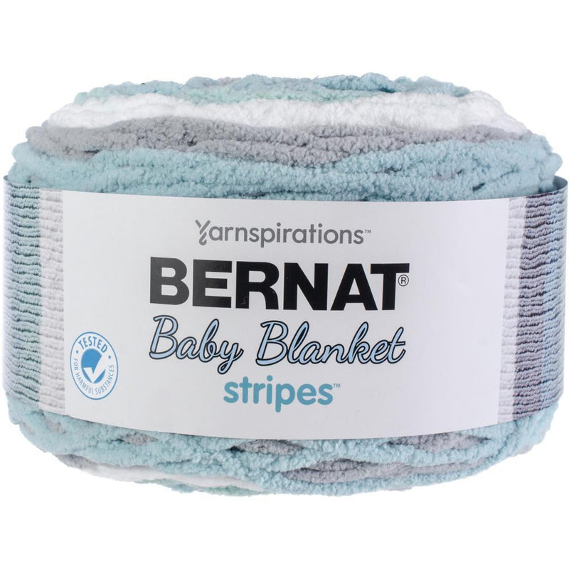 Bernat Baby Blanket Stripes Yarn - Above The Clouds 300g*