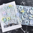 Poppy Crafts Silicone Resin Mold - Alphabet & Numbers*