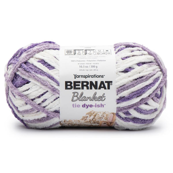 Bernat Blanket Tie Dye-Ish Yarn Lavender