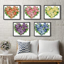 Poppy Crafts Cross-Stitch Kit 38 - Rose Heart - Orange*