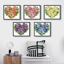 Poppy Crafts Cross-Stitch Kit 38 - Rose Heart - Orange*