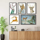 Poppy Crafts Cross-Stitch Kit 62 - Running Deer*