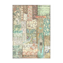 Stamperia Rice Paper Sheet A4 - Brocante Antiques - Patchwork*