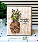 Picket Fence Studios Stencil 6 inch X6 inch - Pineapple Collage*