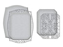 Spellbinders Flourished Fretwork Etched Die By Becca Feeken - Fluted Tracery*