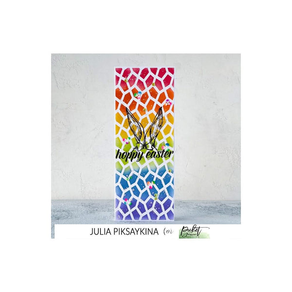 Picket Fence Studios Stencil 6"X6" - Cobblestone*