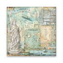 Stamperia Polyester Fabric 12"X12" 4 pack - Sir Vagabond Aviator*