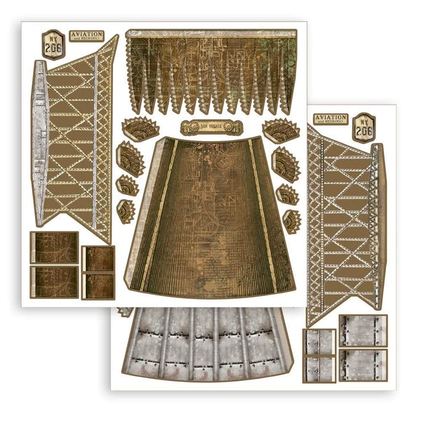 Stamperia 3D Paper Kit - Sir Vagabond Aviator*