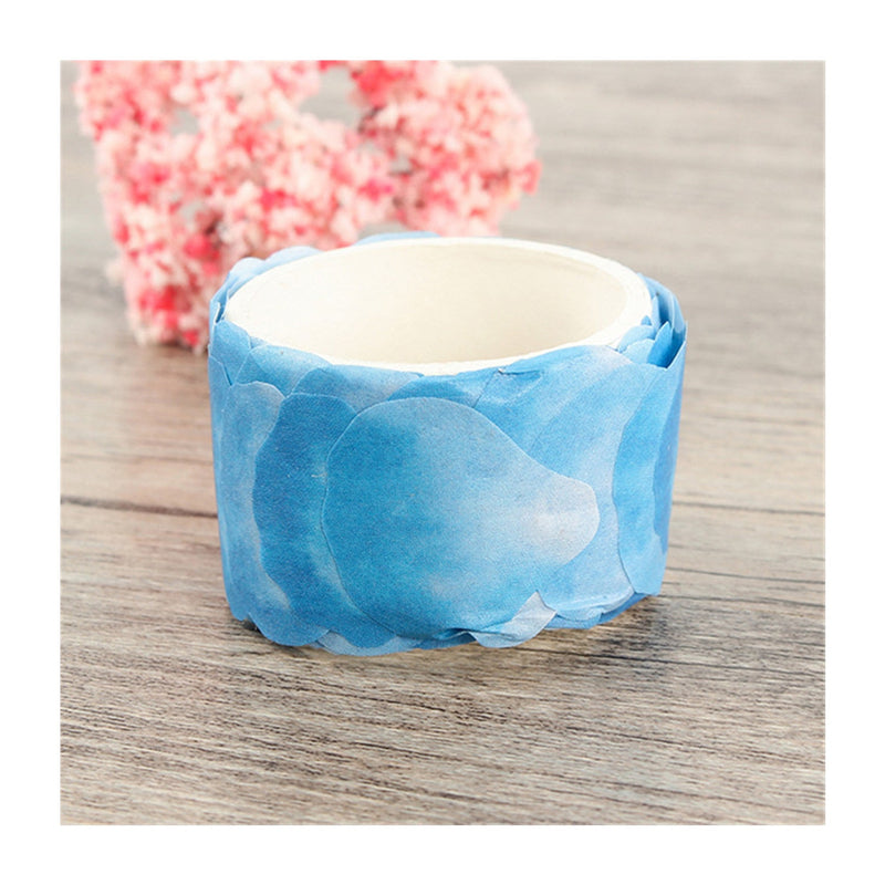 Poppy Crafts Flower Washi Sticker Roll - Blue