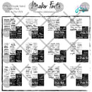 Maker Forte Double-Sided Cardstock 6in x 6in  24 pack - All Seasons Sentiments By Jess Francisco*