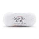 Premier Yarns Cotton Fair Bulky Yarn - Solid - White 100g