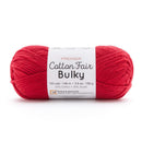 Premier Yarns Cotton Fair Bulky Yarn - Solid - Red 100g