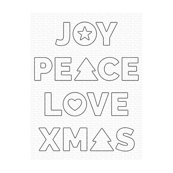 My Favorite Things Die-Namics Dies - Joy, Peace, Love*