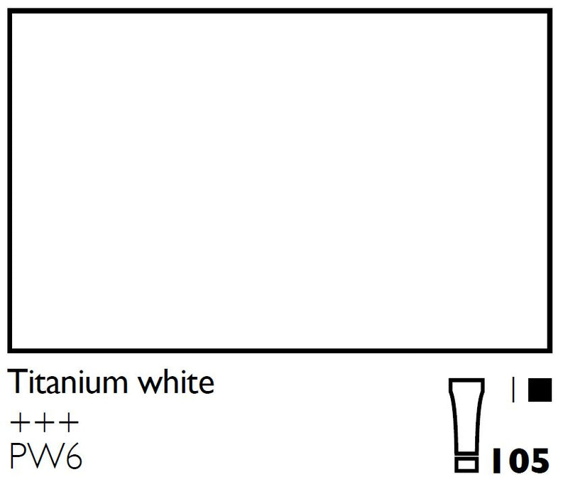 Cobra Artist Water Mixable Oil Colour  - 105 - Titanium White 40ml