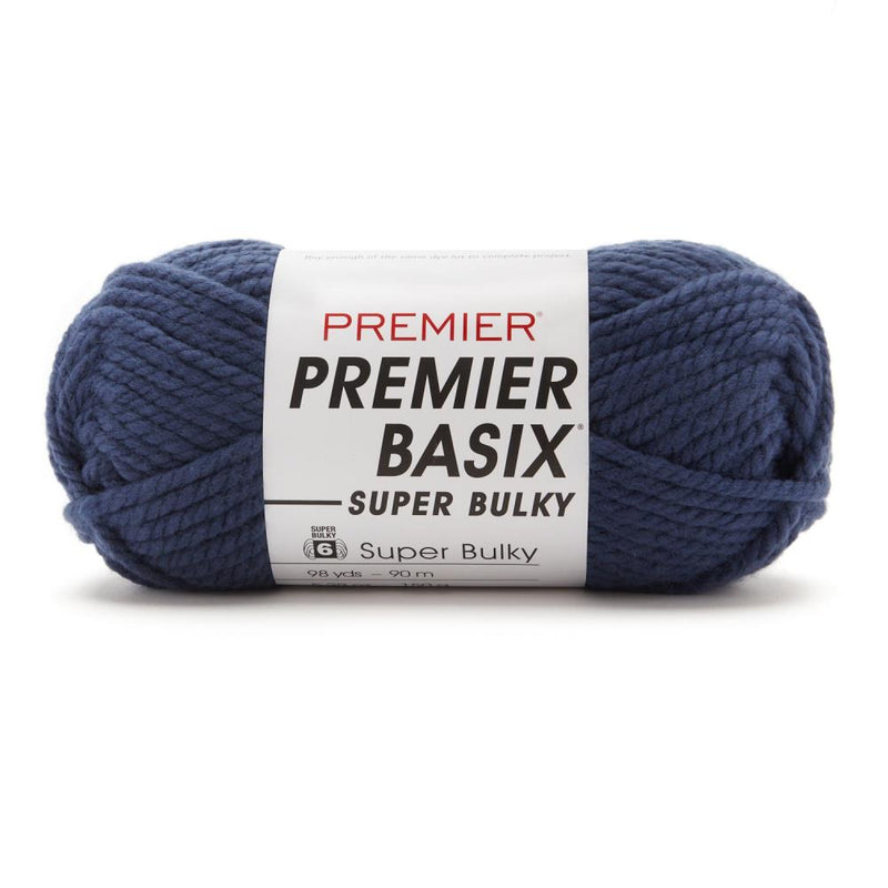 Premier Basix Super Bulky Yarn - Denim