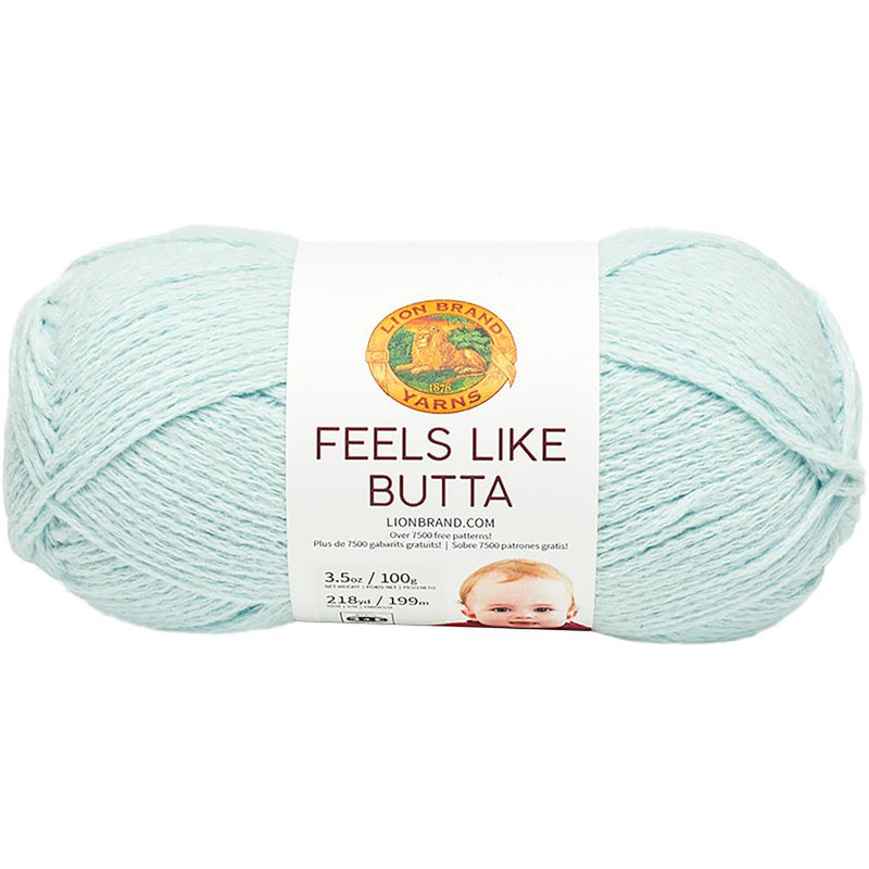 Lion Brand Feels Like Butta Yarn - Ice - 100g