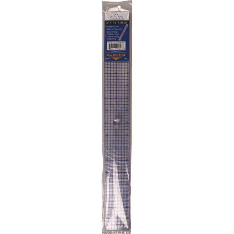 Cottage Mills Design Ruler with Knob 2X18 – CraftOnline