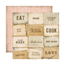 Carta Bella Homemade With Love 12x12 D/Sided Cardstock - Must Bake*