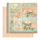 Graphic 45 Wild & Free Double-Sided Cardstock 12"x12" - Born To Be Wild*