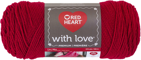 Red Heart With Love Yarn - Holly Berry 198g*