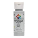 Ceramcoat - Metallic Acrylic Paint 2oz - Platinum, Opaque*