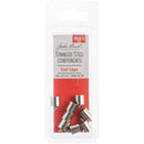 John Bead - Stainless Steel End Cap 8 pack  10 x 6.5mm*