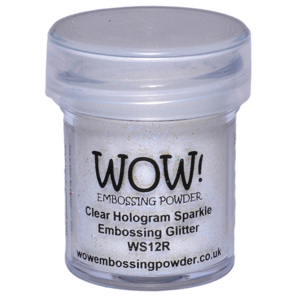 WOW! Embossing Powder 15ml - Clear Hologram Sparkle