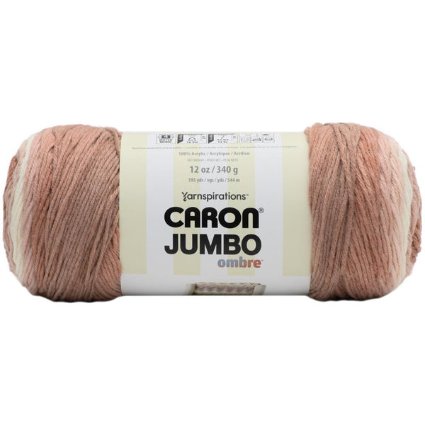 Caron Jumbo Print Ombre Yarn White Water