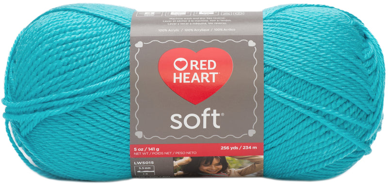 Red Heart Soft Yarn - Turquoise 140g