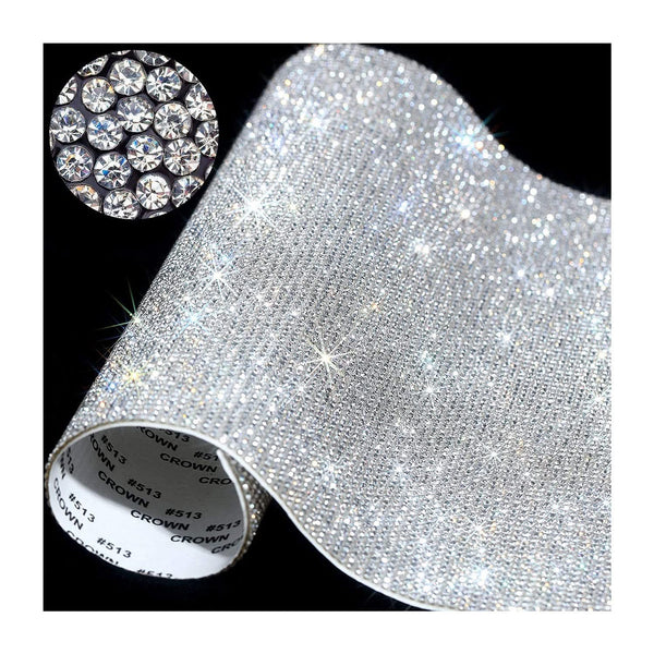 Poppy Crafts Self-adhesive Diamond Rhinestone Ribbon Sheet 20cm x 24cm*