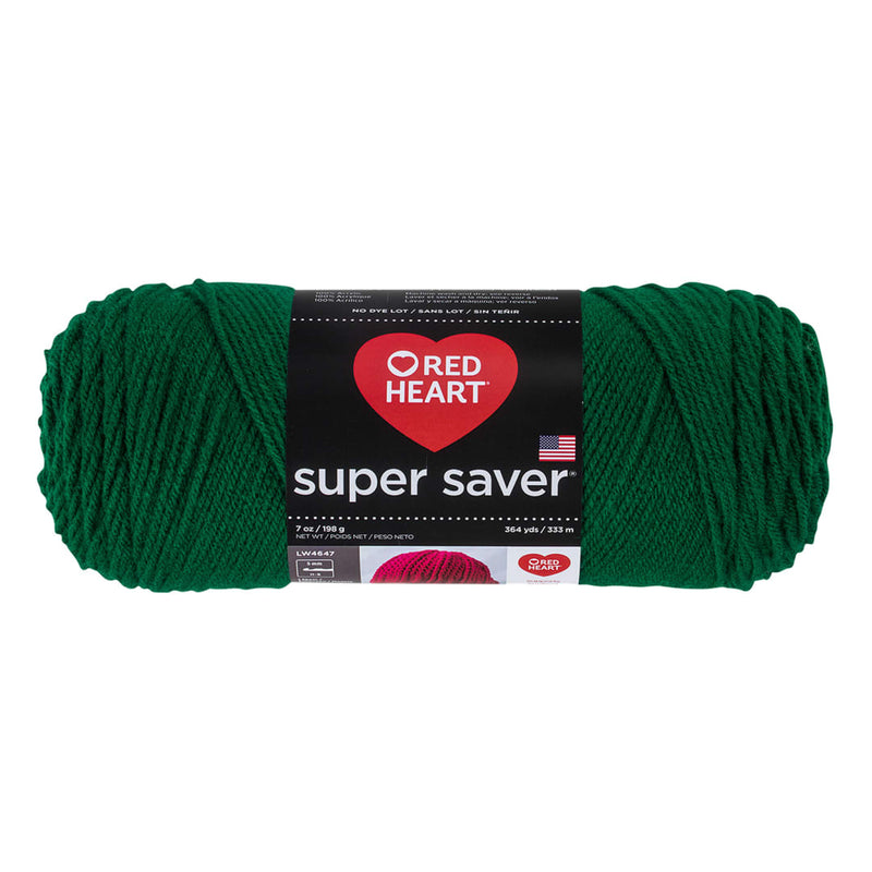 Red Heart Super Saver Yarn - Paddy Green - 198g