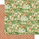 Graphic 45 - Joy To The World Double-Sided Cardstock 12 inch X12 inch  - Angels Sing*