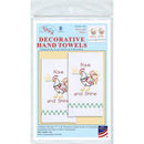 Jack Dempsey Stamped Decorative Hand Towel Pair 17"X28" Rise And Shine