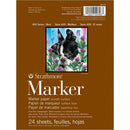 Strathmore Marker Paper Pad 6in x 8in - 50lb Smooth 24 Sheets