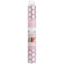 American Crafts Adhesive Vinyl 12"X48" - Pink Large Dots, Glitter*
