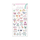 American Crafts Rainbow Avenue Puffy Stickers 37/Pkg - Icons