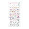 American Crafts Rainbow Avenue Puffy Stickers 37/Pkg - Icons