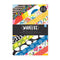 American Crafts Double-Sided Paper Pad w/Black Foil 6"x 8" 36/Pkg - Whatevs