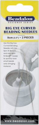 Big Eye Curved Beading Needles 2/Pkg 3.5"