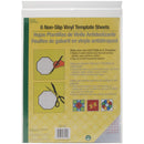 Dritz Quilting - Non-Slip Vinyl Template Sheets 6 pack  8.5in x 11in*