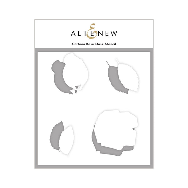 Altenew Cartoon Rose Mask Stencil 6in x 6in*