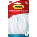 Command Bath Hook 2 pack - 2 White Hooks & 2 Strips*