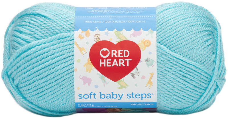 Red Heart Soft Baby Steps Yarn - Aqua 142g*