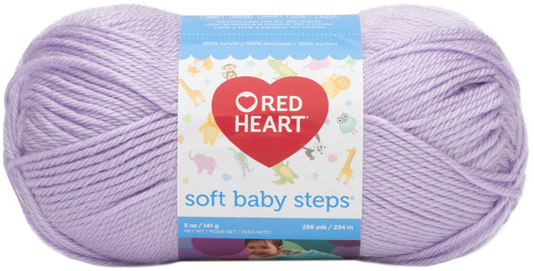 Red Heart Soft Baby Steps Yarn Lavender