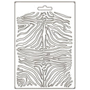 Stamperia Soft Maxi Mould A5 - Zebra Pattern, Savana