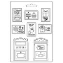 Stamperia Soft Maxi Mould A5 - Letter & Stamps*