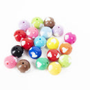 CousinDIY Bubblegum Bead 20mm, 20 pack - Bright Hearts*